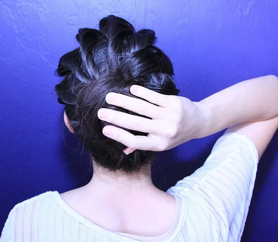 Rainy Day Bun Hairstyle