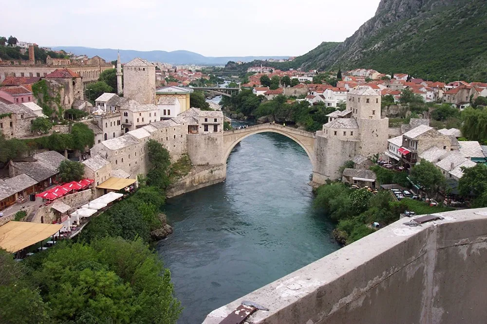 Stari Most stone arch bridge