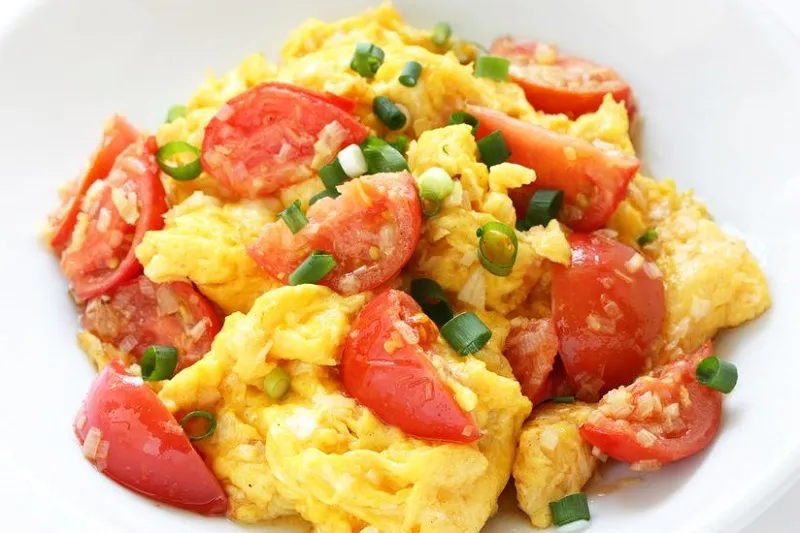 Vegetable Egg Scramble Breakfast